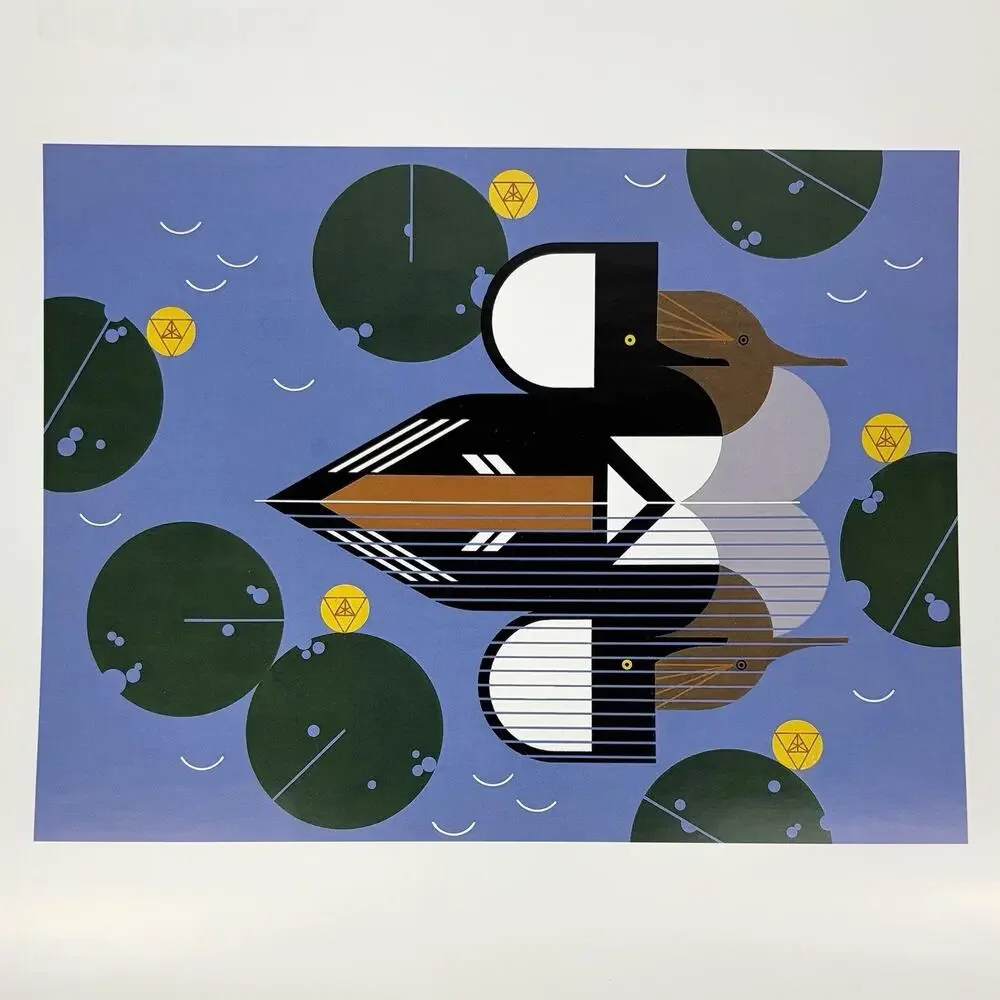 Charley Harper 2025 Wall Calendar Colorful Abstract Botanical Animal Art Prints